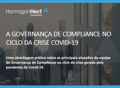 Governança de Compliance - Artigo - A Governança de Compliance no ciclo da crise Covid-19